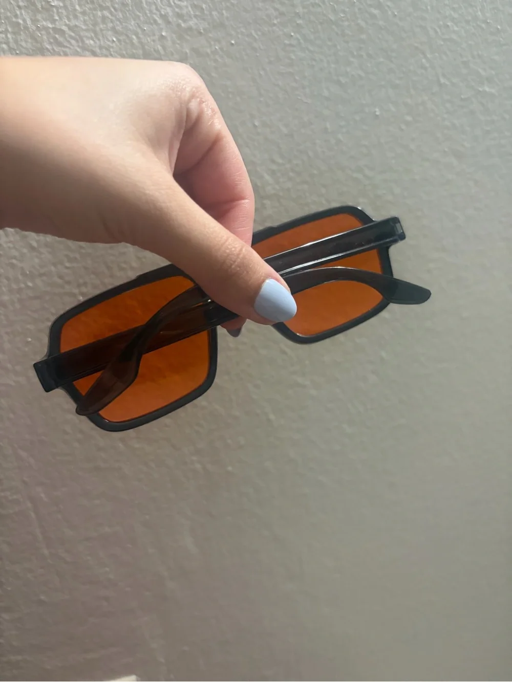 Tapout Black Frame Sunglasses with Amber Lenses